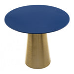 Mesa Lateral Reo - Azul/Oro