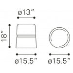 Mesa Lateral Density - Negro