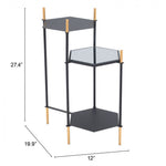 Mesa Lateral William - Negro