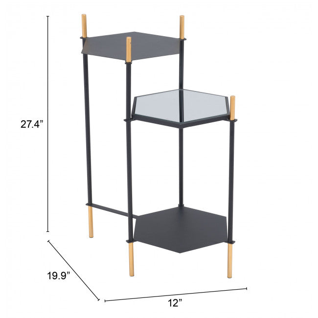 Mesa Lateral William - Negro
