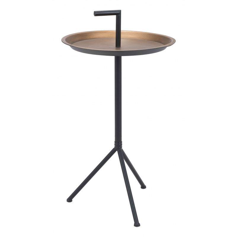 Mesa Lateral Mercy - Oro/Negro