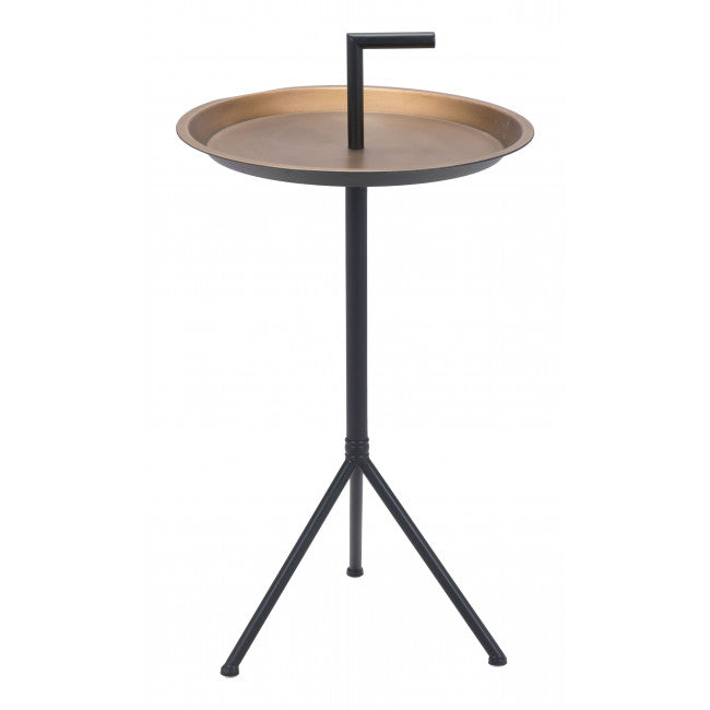 Mesa Lateral Mercy - Oro/Negro