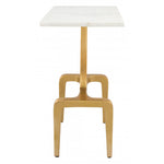 Mesa Lateral Clement - Oro/Blanco