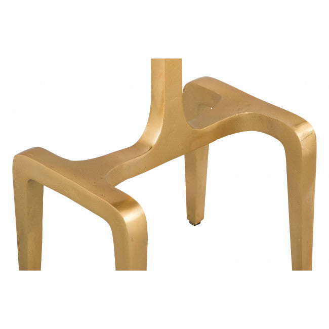 Mesa Lateral Clement - Oro/Blanco