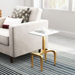 Mesa Lateral Clement - Oro/Blanco