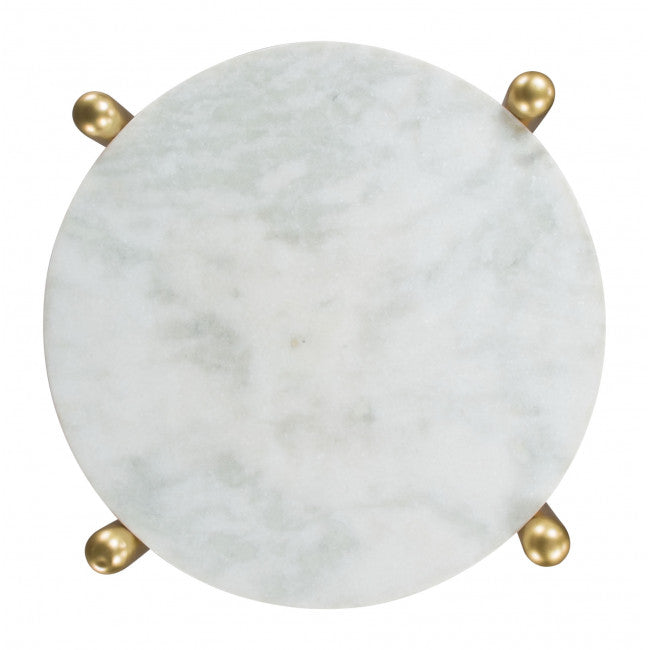 Mesa Lateral Mina - Oro/Blanco