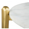 Mesa Lateral Mina - Oro/Blanco