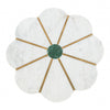 Mesa Lateral Scallop - Oro/Blanco