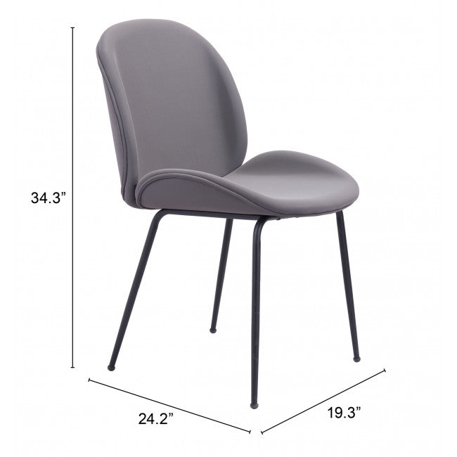 Silla Miles - Gris