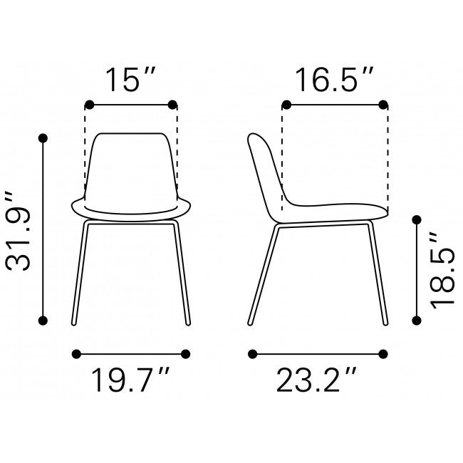 Silla Tony - Amarillo