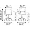 Silla de Oficina Eric - Gris