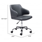 Silla de Oficina Designer - Negro