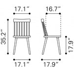 Silla Ashley - Negro