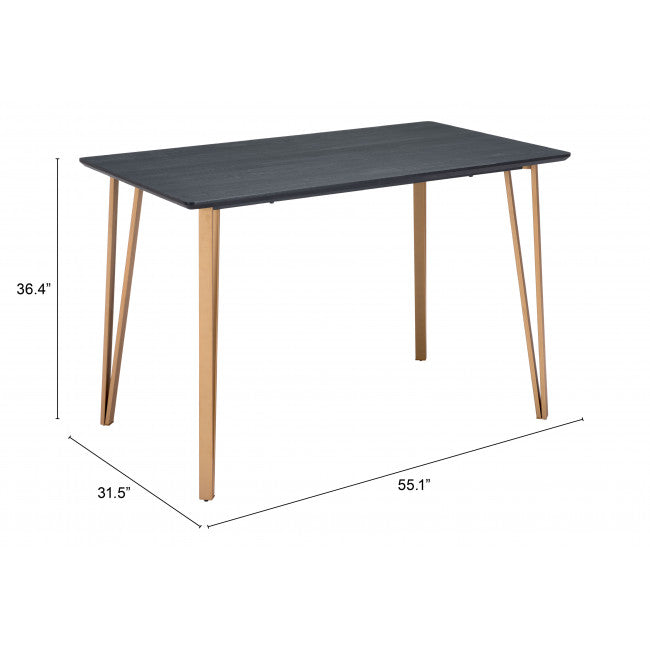 Mesa de Comedor Deus - Negro