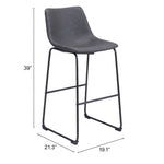 Banco de Bar Smart - Negro
