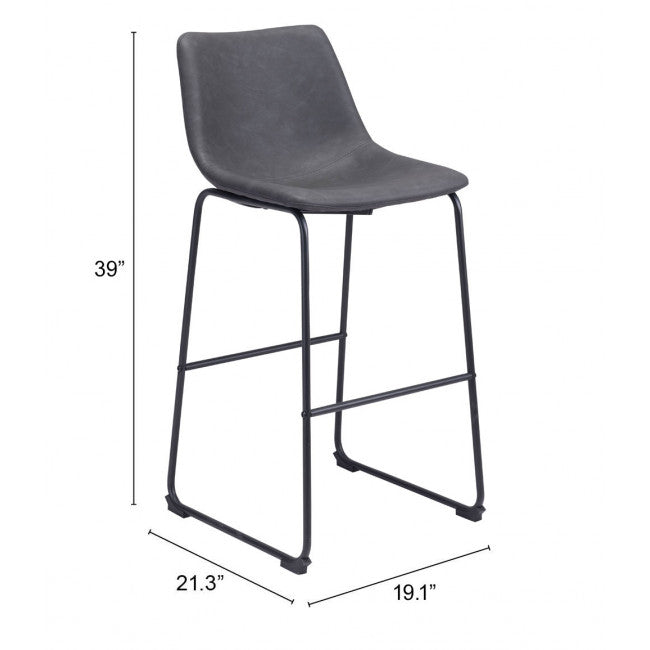 Banco de Bar Smart - Negro