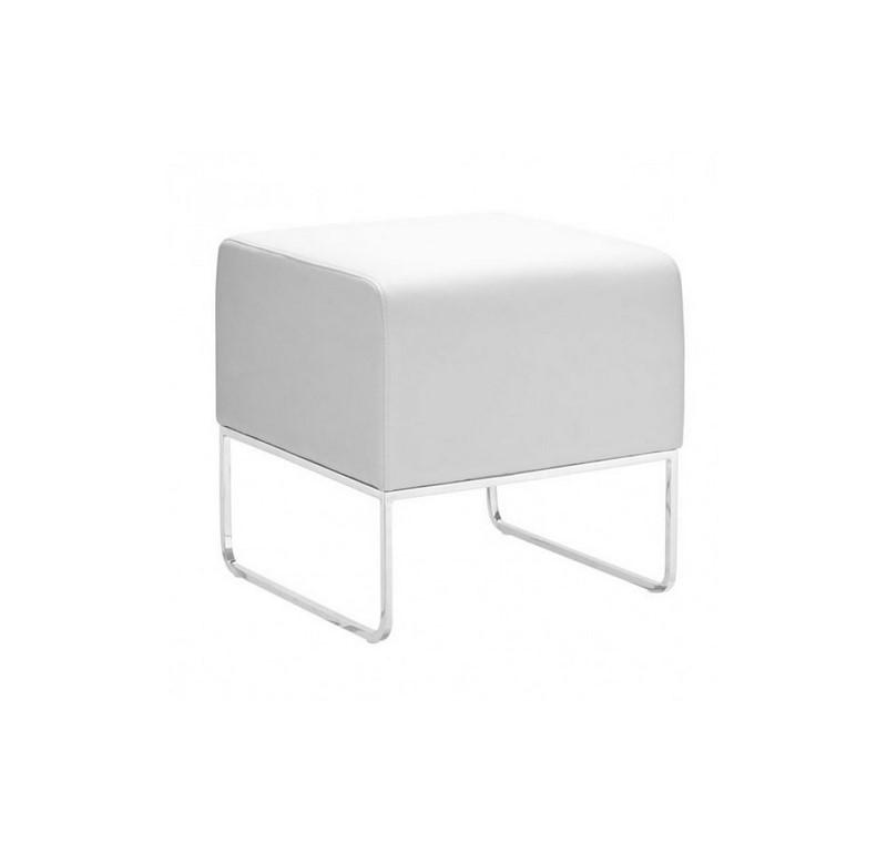 Ottoman Plush - Blanco
