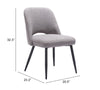 Silla de Comedor Teddy - Gris