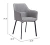 Silla de Comedor Adage - Gris
