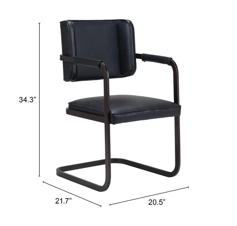 Silla de Comedor James - Negro