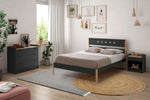 Cama Matrimonial Compton - Negro