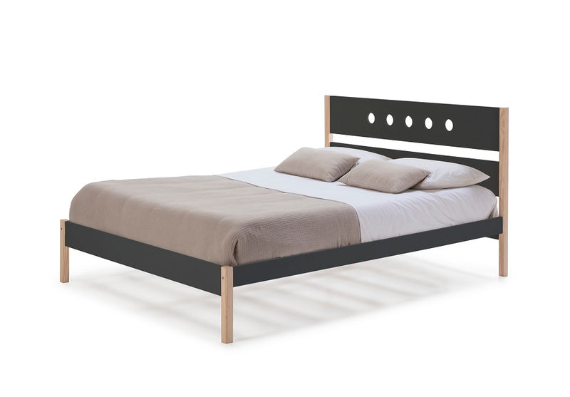 Cama Matrimonial Compton - Negro