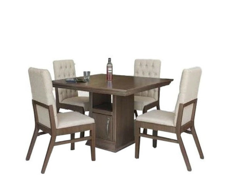 Comedor 4 Sillas Moscu - Capuchino