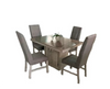 Antecomedor Sacramento 4 Sillas - Gris