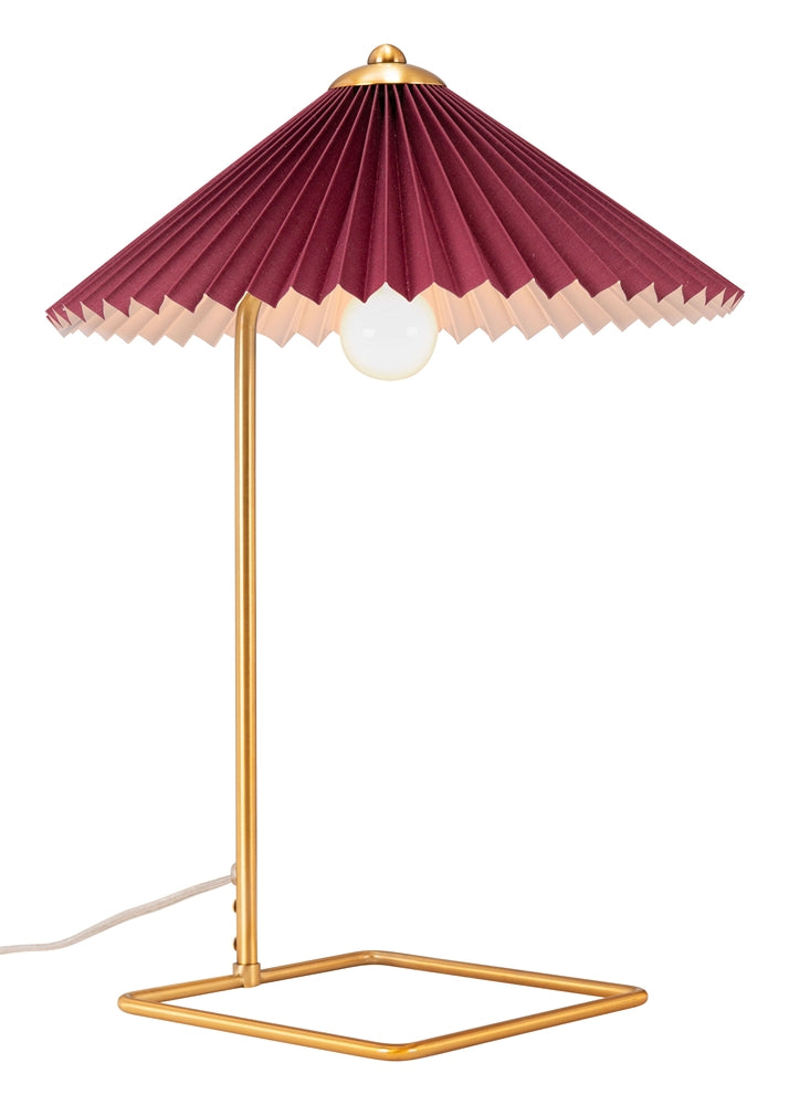 Lampara de Mesa Charo - Rojo