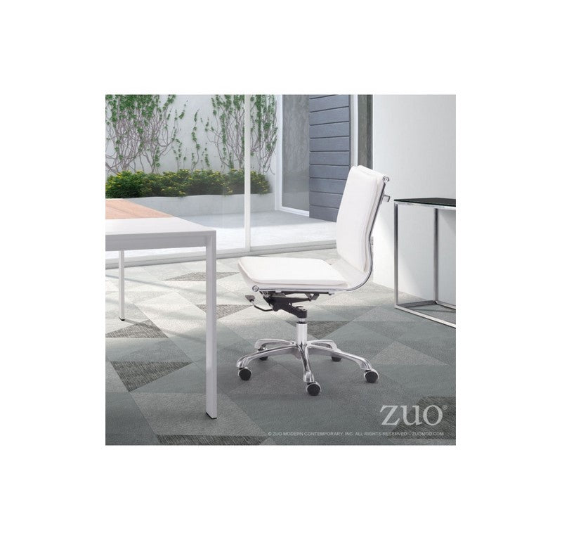 Silla De Oficina Lider Plus (Sin Brazos) - Blanca