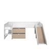 Cama Infantil Reus - Blanco y Roble