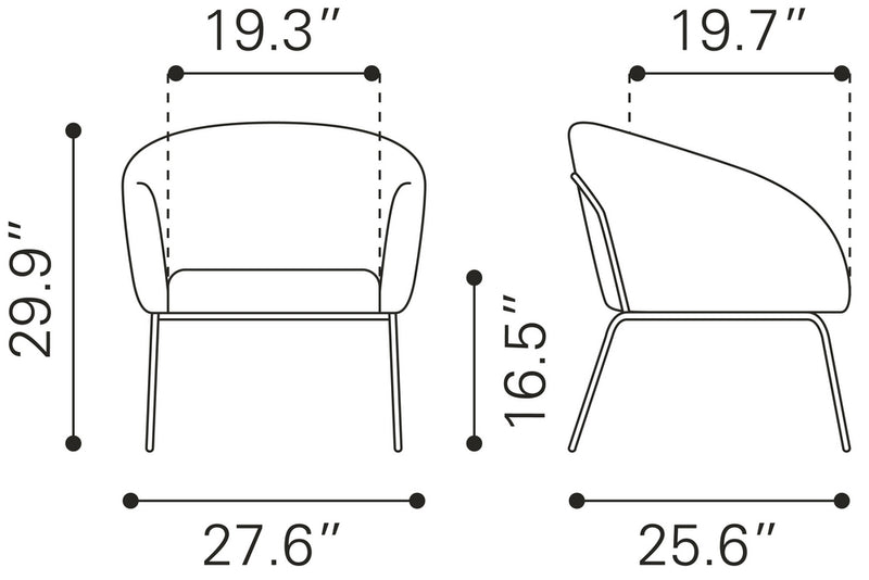 Sillon Quinten - Cafe