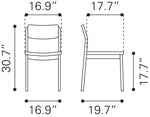 Silla de Comedor Desdamona - Gris