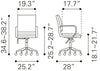 Silla de Oficina Partner - Blanco