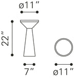 Mesa Lateral Omni - Negro