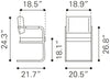 Silla de Comedor James - Negro