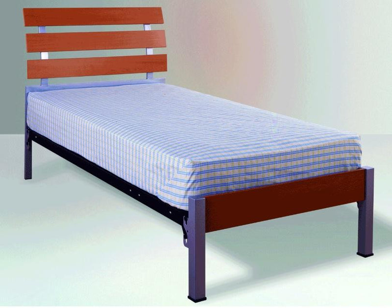 Cama 319CT Individual - Platino y Cerezo