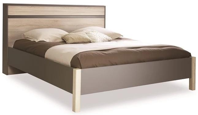 Cama Matrimonial Servien Roble Cepillado Y Lava