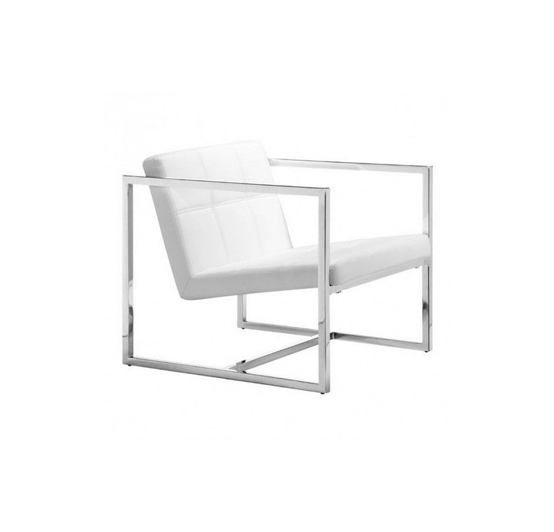 Silla Ocasional Carbon - Blanco