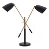 Lampara de Mesa Modelo Tanner - Negro/Cobre