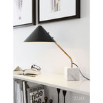 Lampara de Mesa Modelo Pike - Blanco/Cobre/Negro