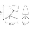 Lampara de Mesa Modelo Jamison - Negro