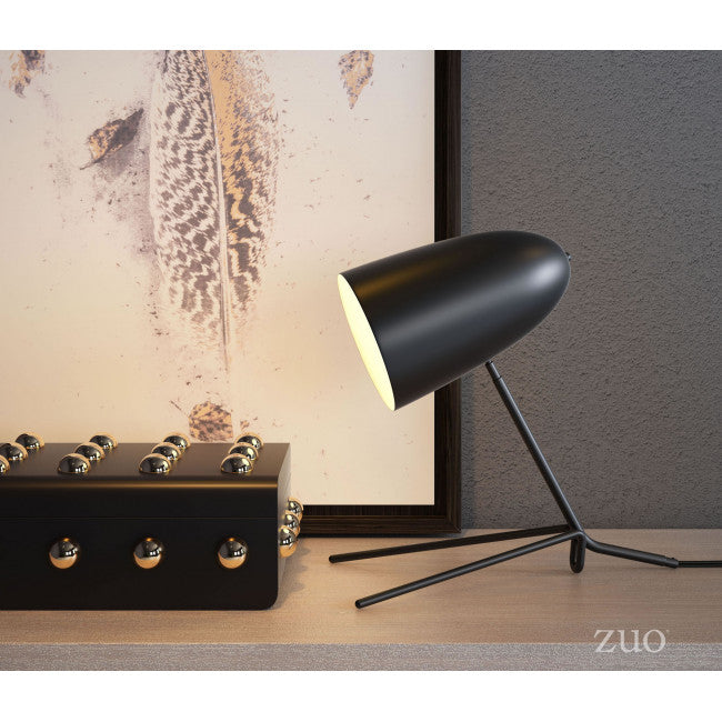 Lampara de Mesa Modelo Jamison - Negro