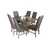 Antecomedor Sacramento 6 Sillas - Gris