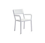 Silla Para Jardin Wald Con Brazos - Blanco