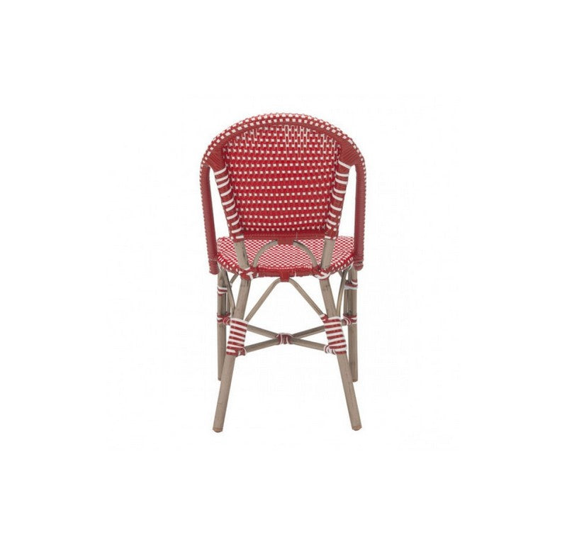 Silla Para Jardin Paris Sin Brazos - Rojo