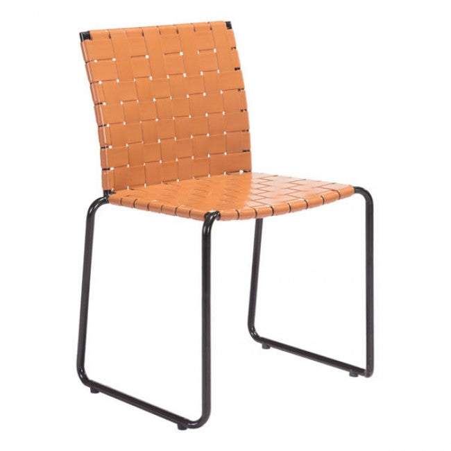 Silla de Comedor Modelo Beckett Tan - Naranja