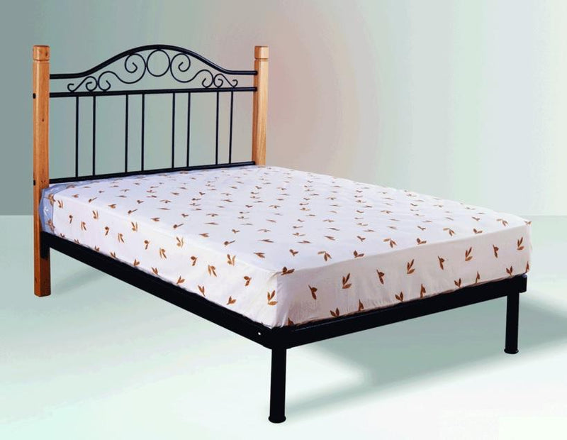 Cama 725T Individual - Negro y Miel