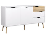 Buffet Modelo Kiel - Roble Sonoma Y Blanco