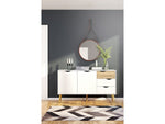 Buffet Modelo Kiel - Roble Sonoma Y Blanco